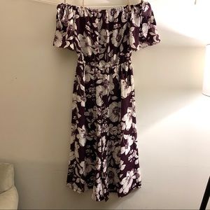 Tropical burgundy jumper